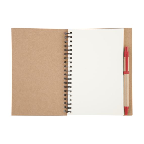 LIBRETA ECOLÓGICA CON BOLÍGRAFO