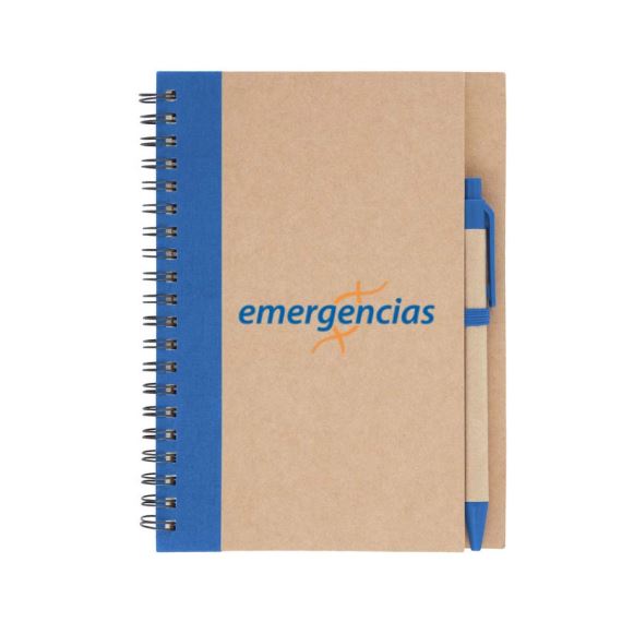 LIBRETA ECOLÓGICA CON BOLÍGRAFO