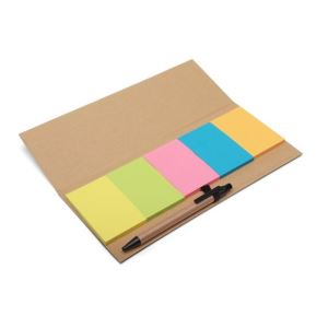 ECO LIBRETA PORTA POST ITS CON ECO BOLÍGRAFO