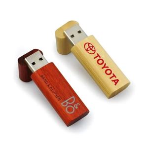 ECO PENDRIVE DE MADERA DE BAMBOO – COD.  FW04 -  8, 16 y 32GB