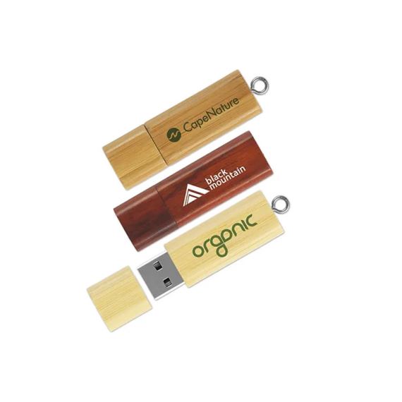 ECO PENDRIVE DE MADERA DE BAMBOO – COD.  FW04 -  8, 16 y 32GB