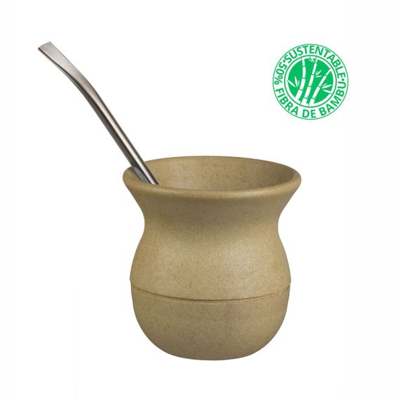 MATE-'CLASSIC' BAMBÚ CON BOMBILLA