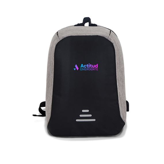 MOCHILA PORTANOTEBOOK ANTI-ROBO  CON  PUERTO  USB "OMEGA"